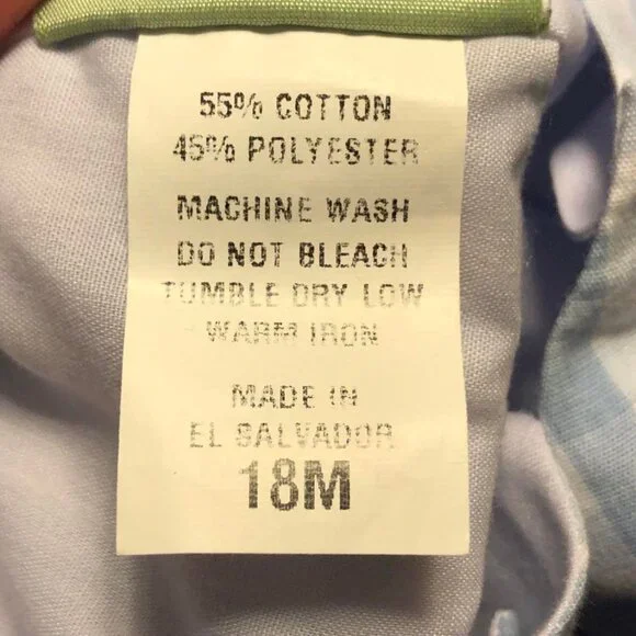 New CLASSIC WHIMSY Blue Gingham Embr Bunny Smocked Longall Romper 18M - Picture 7 of 7